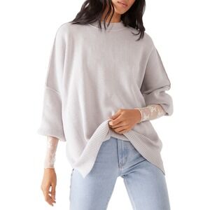 Free People Easy Street Tunic Slouchy Oversized | Grey | Small | GUC